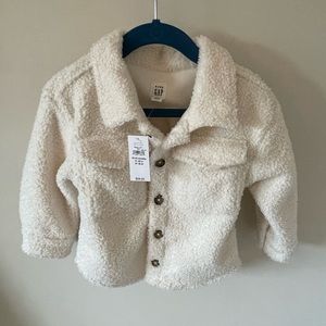 White Sherpa coat for 18-24 month